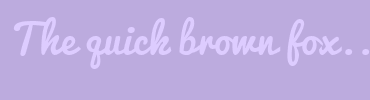 Image with Font Color DDCCFF and Background Color BCABDE
